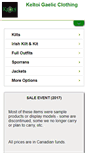 Mobile Screenshot of gaelicclothing.com